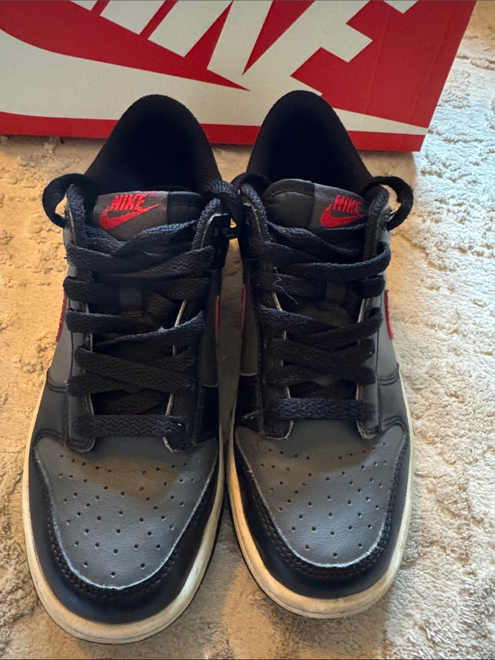 Nike Dunk Low 
Black/White/Racer Blue/University Red